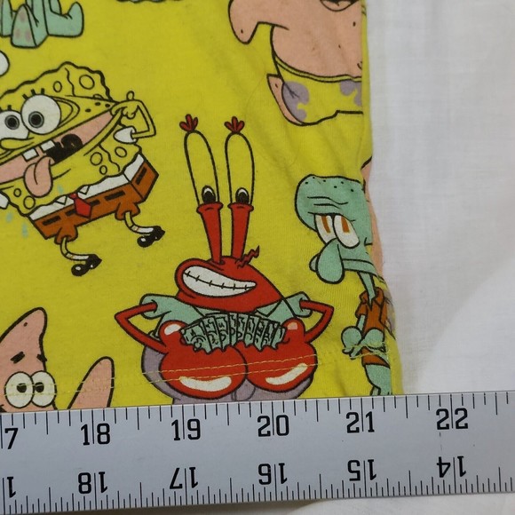 Spongebob SquarePants And Friends Womens Size L Large All Over Print T Shirt - Picture 9 of 10
